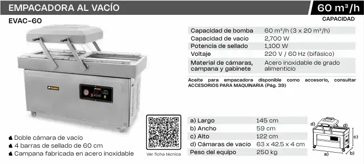 empacadora al vacío