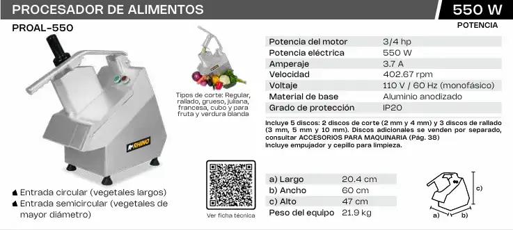 procesador de alimentos