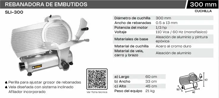 rebanadora de embutidos